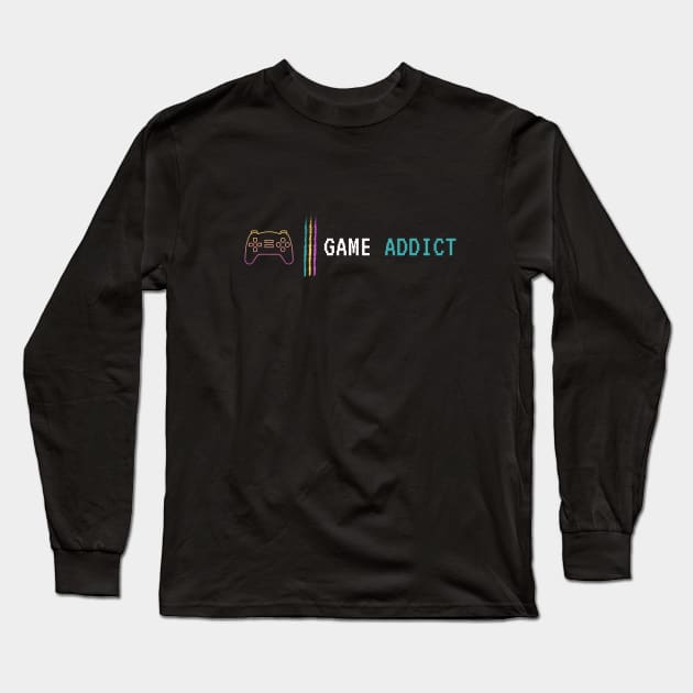 game addict Long Sleeve T-Shirt by livilop